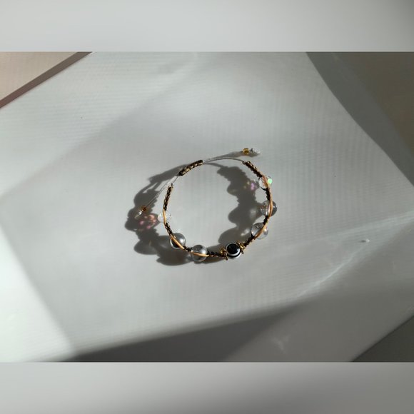 Swarovski Beaded Crochet Handmade Bracelet - Picture 4 of 5